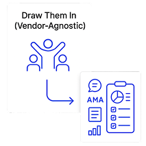 Diagram of drawing them in